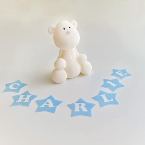 White Bear Cake Topper 100% Edible Fondant Decoration ( Hight-6cm)