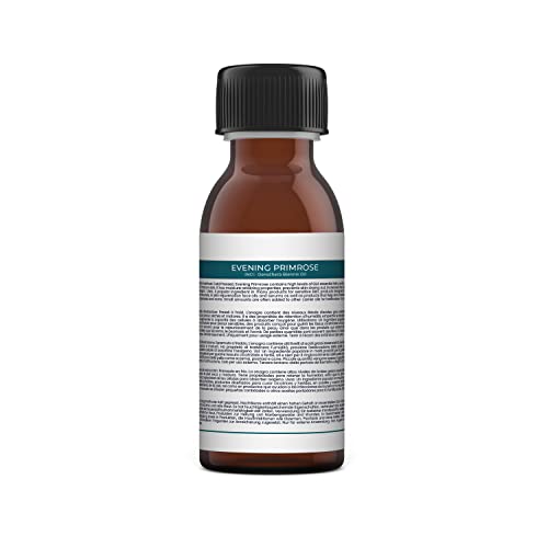 Mystic Moments | Evening Primrose Carrier Oil - 125Ml - Pure & Natural Oil Perfect For Hair, Face, Nails, Aromatherapy, Massage And Oil Dilution Vegan Gmo Free #TOP1
