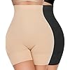YADIFEN Tummy Control Thigh Slimmer Shorts - Women High Waisted Girdles Shapewear Under Dress