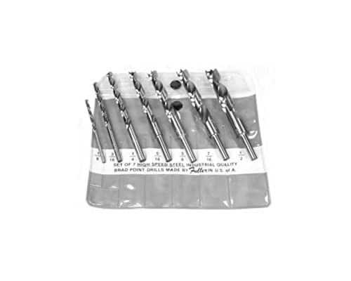 Set Of 14 Fractional Brad Point Drills 3/32-1/2 #TOP1
