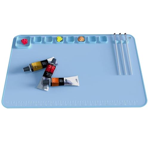 Tapis de peinture en silicone souple et antidérapant pour ateliers adultes