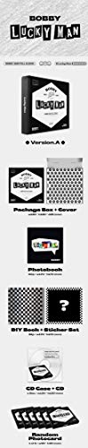 BOBBY Lucky Man coffret cadeau K-pop complet CD - 3