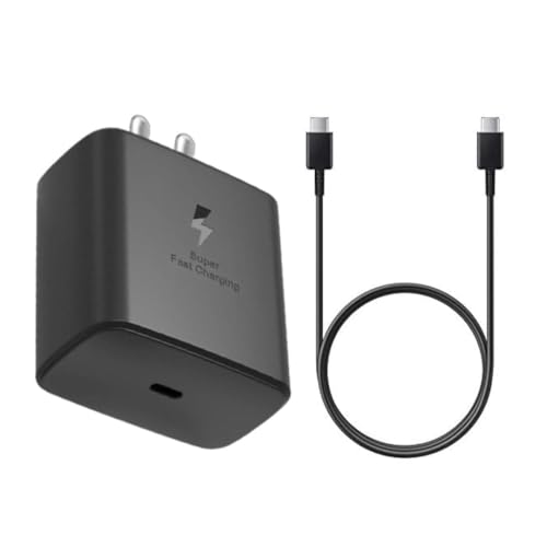 Image of Original Samsung M35 /M15 5G 45W Super Fast Charger True 45W Max Charging Adapter with 3.3FT Cable for Samsung Galaxy Fold /Note /S /A /M Series S24 | S24 Ultra | S24 Plus | S23FE | S23 Ultra | S22FE| M55s