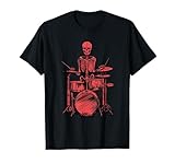 Photo Gallery scheletro batterista rock and roll amante della musica rock maglietta Photo Gallery scheletro batterista rock and roll amante della musica rock maglietta