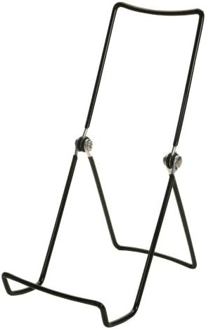 12-Pack 6AC Gibson Holders for Cookbooks, Kitchenware, Artworl, & More; 3 Wire Display w/ Deep Edge - Black