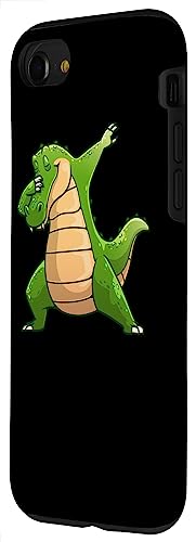Funny Alligator Design For Kids Men Women Reptile Crocodile Case for iPhone SE (2020) / 7 / 8