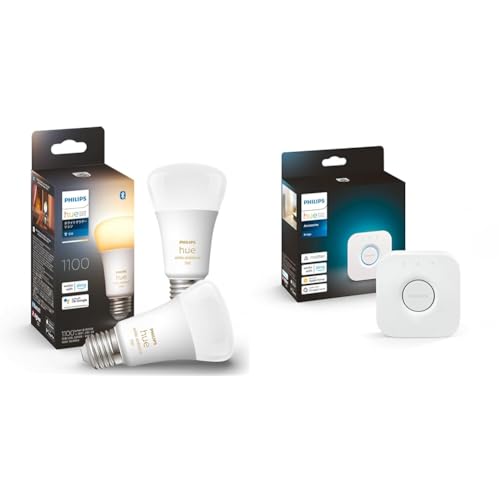 yZbgzPhilips Hue tBbvXq[ X}[gd E26 75W zCgOf[V 2 Zbg LEDCg X}[gCg AlexaΉ  Av + nu Bridge X}[gR CX R