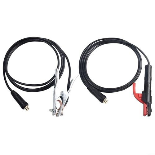 Welder Cable, High Temperature Resistance 300A Ground Clamp Welder Cable For MMA Arc Welding Inverter Machine(10feet/3m)