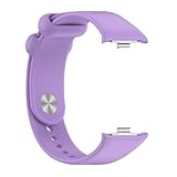 PIGLOLKINY Cinturino in silicone adatto for Redmi Watch 4 5 6 Sport for Xiaomi for Mi Band 9 Pro/For 8 Pro(Lavender Purple,For Redmi Watch 4 5)