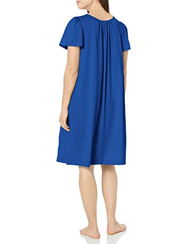 Shadowline Plus Size Women's Petals 40 Inch Short Flutter Sleeve Waltz Gown2