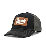 Waldeal Men's Dad Trucker Hat Adjustable Mesh Outdoor Daddy Baseball Caps Black