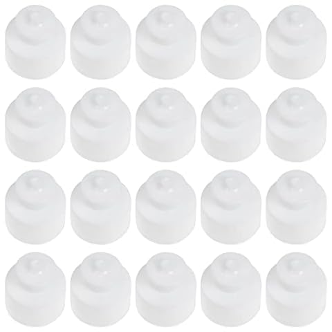 Veemoon 20Pcs Push Pull Replacement Bottle Caps Reusable Bottle Lid Twisted Bottle Caps for Camping Sports Drinking Bottles Cover