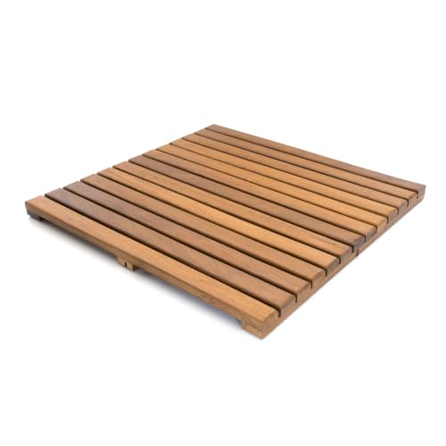 Loseta rígida en madera de TALI tratada con aceite vegetal protector - Suelo exterior (Pack de 1 unidad)