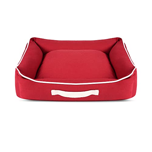 See full amazon price history chart for FURRY CASTLE Cotton Pet Bed Durable and Soft Polyfill (Pack of 1, Red, Size: L, 37X31X10 Inches) FURRY CASTLE Cotton Pet Bed Durable and Soft Polyfill (Pack of 1, Red, Size: L, 37X31X10 Inches) (B0BNPTJV9T) Amazon Price History, Amazon Price Tracker