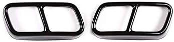 Car Exhaust Tips 4 Outlet MufflerTips End Cover Fit for BMW 7 Series 2009-2014 F01 MufflerTips End Cover