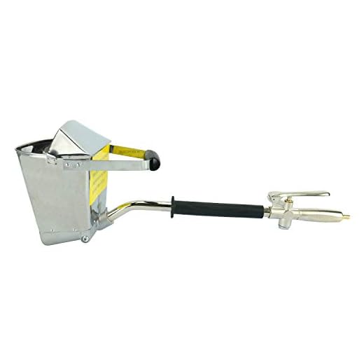 YaeTek 4 Jet Stucco Sprayer Dual Use for Walls and Roofs - 4 Jet Wall Sprayer - Stucco Sprayer - Plaster Sprayer - Cement Mortar Spray Gun Hopper Concrete Stucco Plaster Paint Wall Ceiling Tool