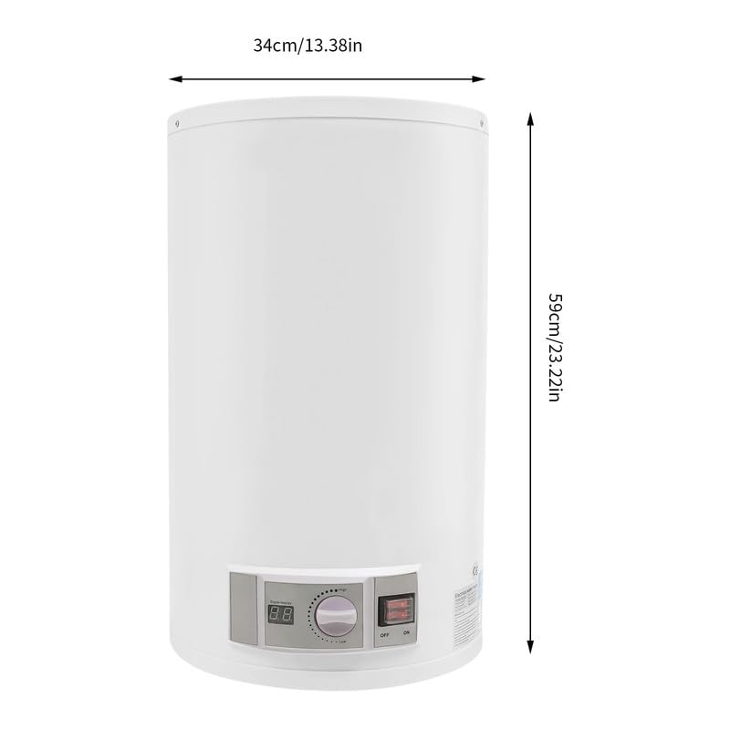 Termo Eléctrico De 35 L De Pared Con 2000 W Para Cocina Y Baño, Calentador De Agua Eléctrico Con Depósito