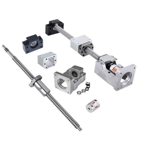 Metal Ball Screw nut end Processing SBR16 Linear Guide SFU1604 Ball Screw BF12+HM12-60 Linear Support Rail 100-1000mm(600mm)