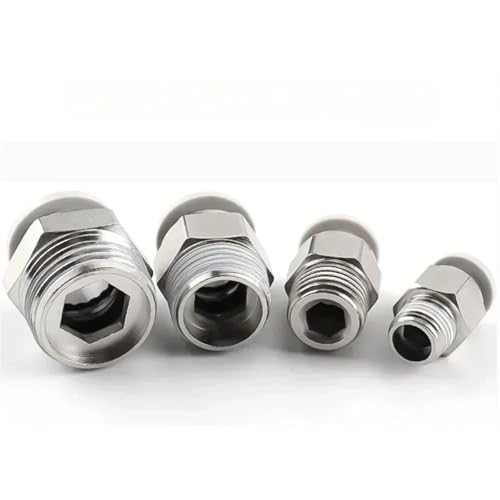 Conector neumático PC M5 para tubo de 4mm con liberación rápida 4