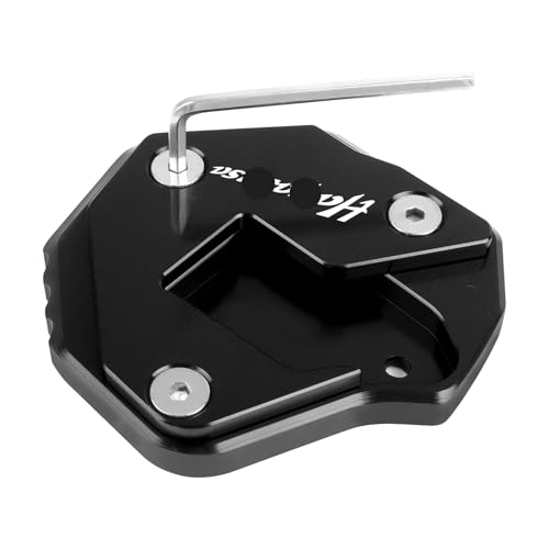 Plaque d'agrandissement béquille moto GSX1300R en alu CNC