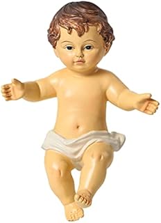 1Pc Jesus Baby Statue Ornament Religious Baby Resin Figurine Adornment for Event Decoration
