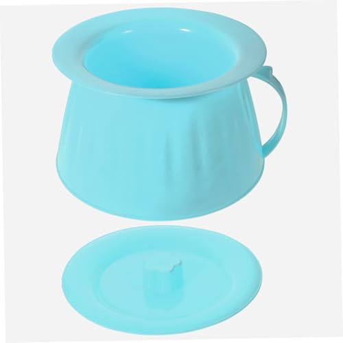 HONMEET ポータブル尿ポット 蓋付き 便器 高齢者 向け 移動式ベッドパン 製 密閉臭防止 持ち運び簡単 家用スピットーン