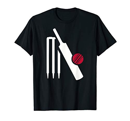 Cricket bat stumps T-Shirt