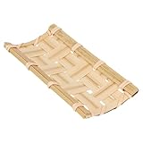 Garcia de Pou 24 kleine geflochten Fliesen, 10,5 x 5 cm, Bambus, Natur, 10,5 x 5 x 30 cm