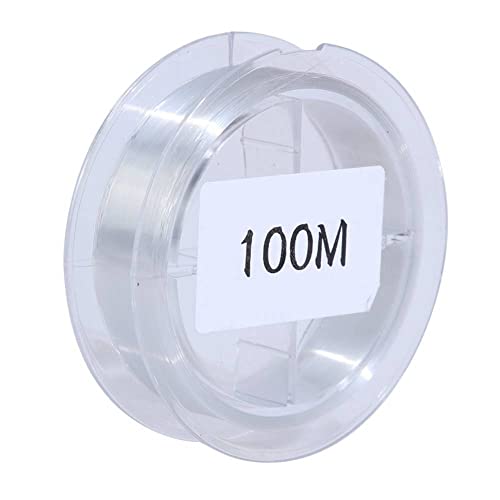 PTRSMLIG Fishing Line, 100 Meter Clear Nylon Invisible Fishing Wire Stretchable & Durable Fishing Line for Fishing, Party Hanging Decorations, Balloon Garland, Beading and Crafts (#7.0)