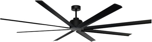 Maxim Lighting 88768BK Condor - Ceiling Fan-14 Inch Tall and 84 Inch Wide, Finish Color: Black