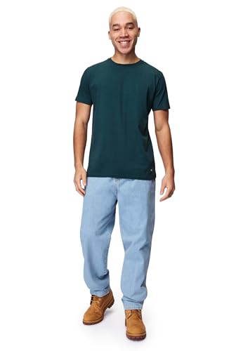Honesty Rules Herren Kurzarm T-Shirt Basic aus Bio-Baumwolle, Racing-Green, Gr. XXL