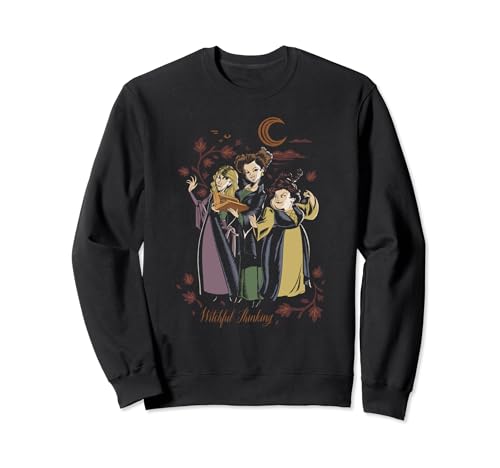 Sweatshirt Disney Hocus Pocus 2 pull sorcière noir imprimé oversize original