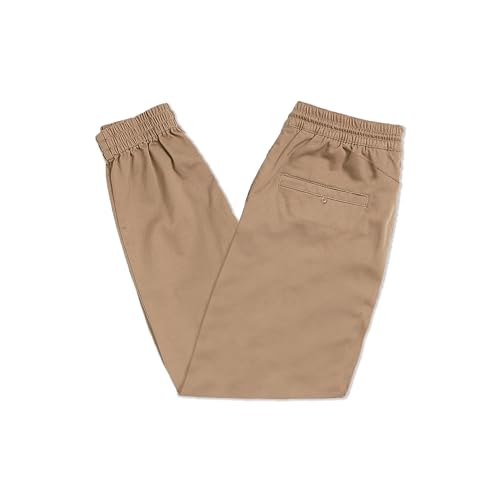 Volcom Men's Frickin Slim Jogger Pant Khaki3