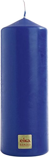 Preisvergleich Produktbild Eika Stumpenkerze azurblau 160 x 60 mm