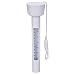 Thermomètre De Piscine, Thermomètre étanche Grand écran ABS Thermomètre De Piscine Résistant Aux éclats pour Piscine Blanc