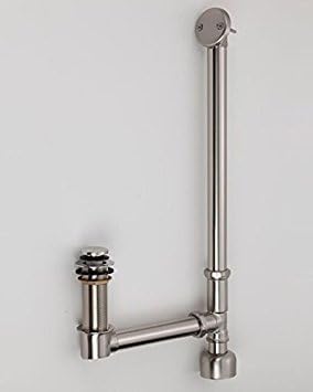 Jaclo 363-75-PCH Toe Control Waste for Extra Thick Tubs, 3", Polished Chrome, 3", Polished Chrome