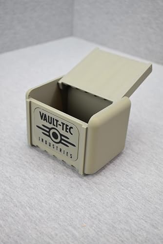 Vault Tec Card Box - MTG Deck Box - Tabletop RPG Card Game Deck Box - Fallout Themed Deck Box - Brotherhood of Steel - Nuka Cola