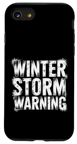Winter Storm Warning �C�ۋC�ۊw�҂̌x�� |- �X�}�z�P�[�X iPhone SE (2020) / 7 / 8 �p