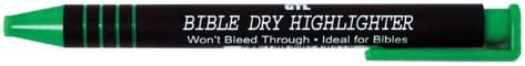 Bible Dry Highlighter - Green