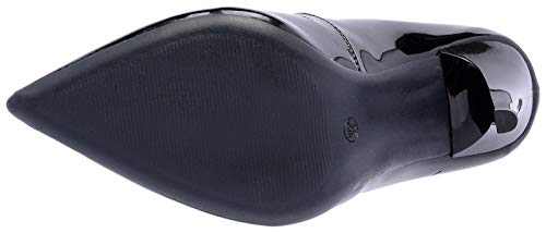 Scarpin Factor Salto Alto Verniz Preto (38)