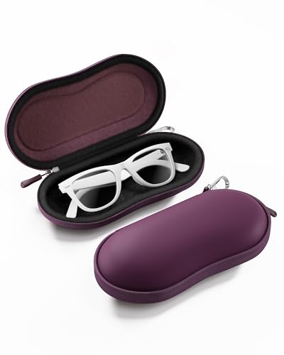 ProCase Amazon ProCase Sunglasses Case, Hard Shell Glasses Case for Men Women -Plum