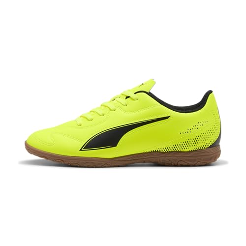 Puma Vitoria II IT Herren-Fußballschuh, Gelb (Yellow Alert Black), 42 EU, Yellow Alert Puma Schwarz, 43 EU