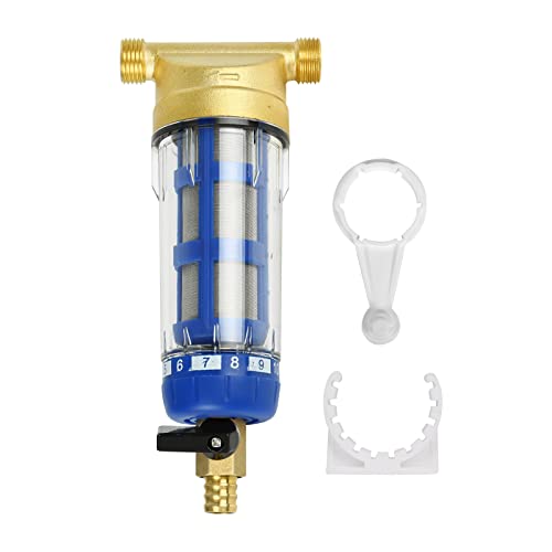 Pré-filtre à sédiments spin-down lavable avec raccord 3/4" pour protéger vos pompes