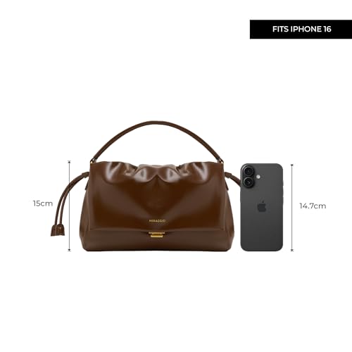 Image of Miraggio Mindy Crossbody Bag For Women | Soft Ruched Texture Sling Bags With Adjustable & Detachable Strap | Gift Items For Women