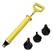 Pistolet à peinture Pistolet de ciment de calfeutrage Pompe à chaux de ciment Couleur Mortier Pulvérisateur Applicateur Dossier Outils de remplissage avec 4 buses de ciment amovibles Calculing