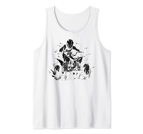 Quad Racer Funny Mudd Racing Bogging Mudding Gráfico Camiseta sin Mangas