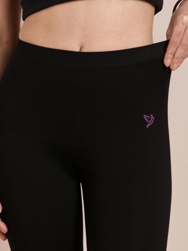 Image of TWIN BIRDS Tailored Cut and Classic Fit Super Stretchable Elastane Fabric Churidar Leggings for Women