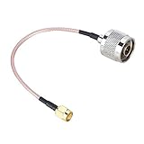 RASTKY SMA-Stecker auf N-Stecker-Adapterkabel in Militärqualität, 15 Cm, RG316-Kabel für Koaxialkabel, Externe WLAN-Radioantennen