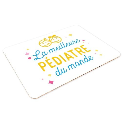 Napperons blanc la meilleure pédiatre grand format protège table liège - 3