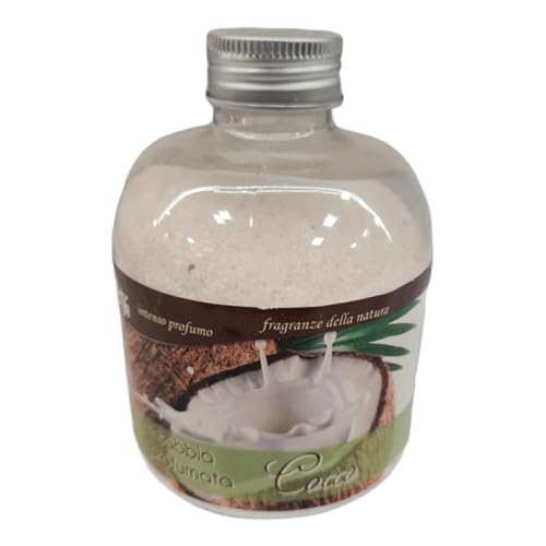 La zappa Sabbia Decorativa profumata per Ambienti e spegni Sigarette da 400 gr (Cocco)